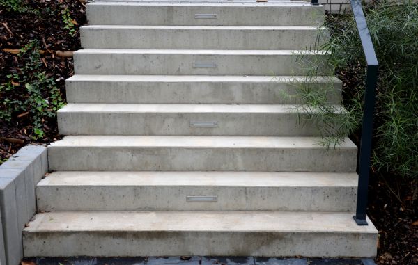 Poured Step Installation in San Antonio