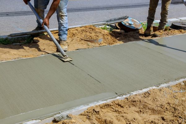 Cement Pathway Installation in San Antonio