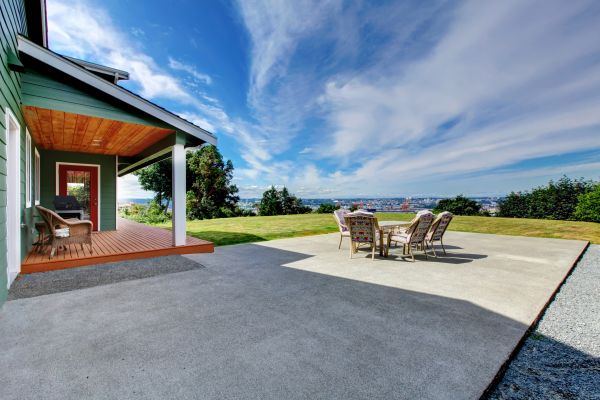Backyard Concrete Paving in San Antonio