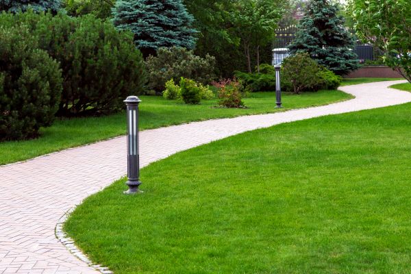 Backyard Sidewalk Installation in San Antonio