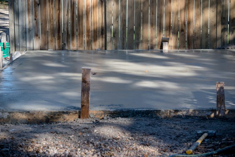 Cement Pad Construction